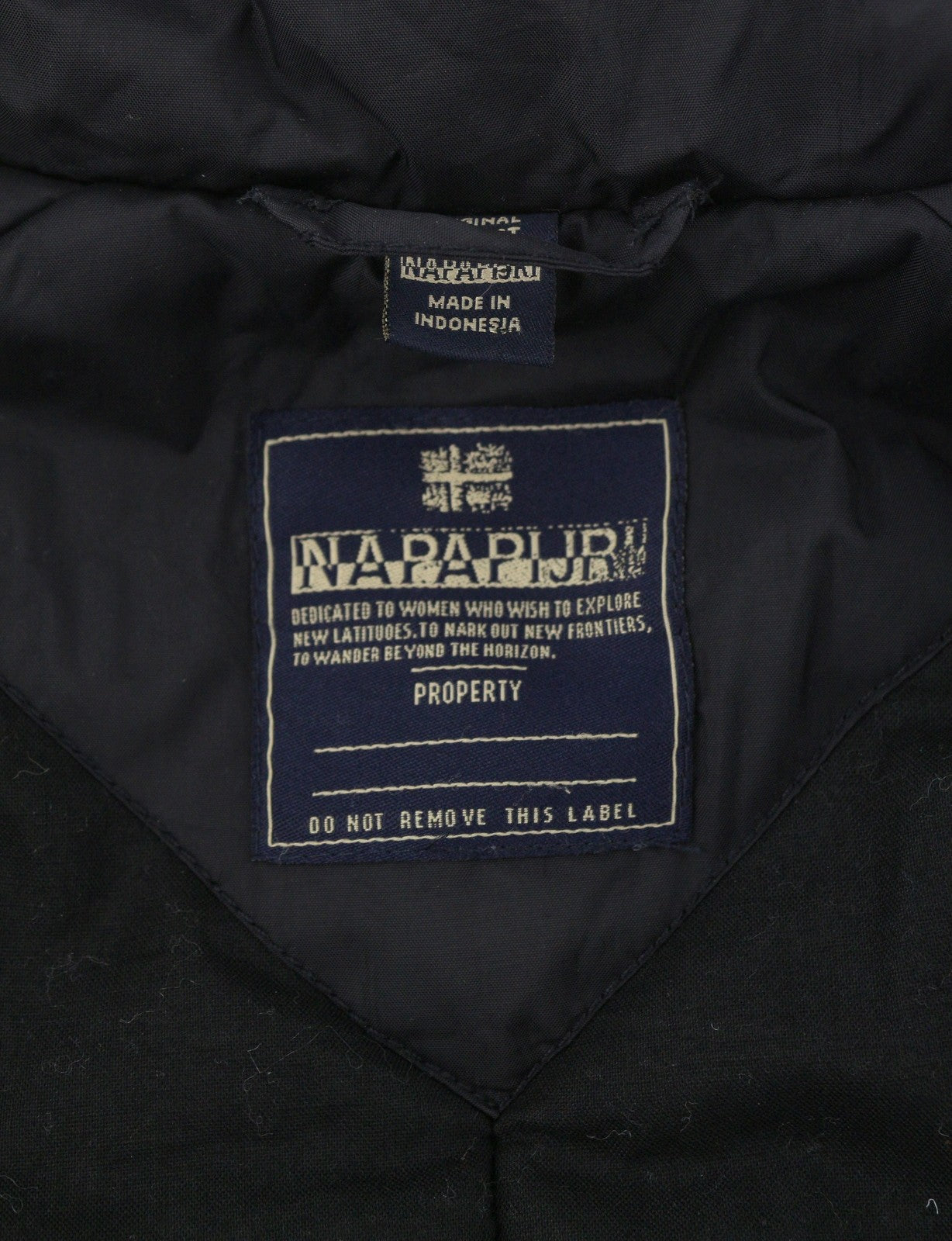 NAPAPIJRI N0YBUA Women Jacket L Black Padded High Neck Mid-Length Parka