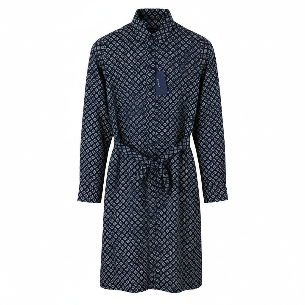 GANT Icon Weave Shirt Women Dress EU34 Marine Button Belted Long Sleeve