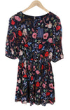 Dress Wild Floral Boatneck