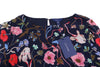 Dress Wild Floral Boatneck