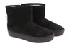 Boots Ankle Eyelike Black Suede