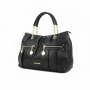 LOVE MOSCHINO Borsa PU Grs Nero Women Bag OS Black Gold Tone Handle