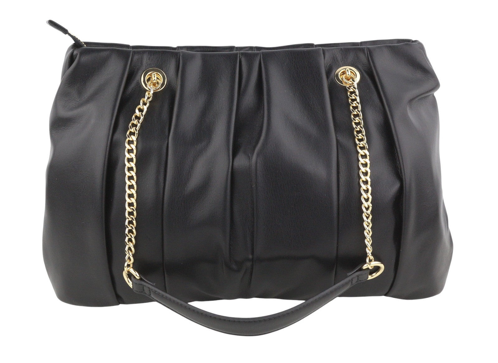 LOVE MOSCHINO Borsa PU Grs Nero Women Bag OS Black Gold Tone Handle