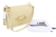 LOVE MOSCHINO Borsa PU Soul Women Bag OS Beige Gold Detail Crossbody