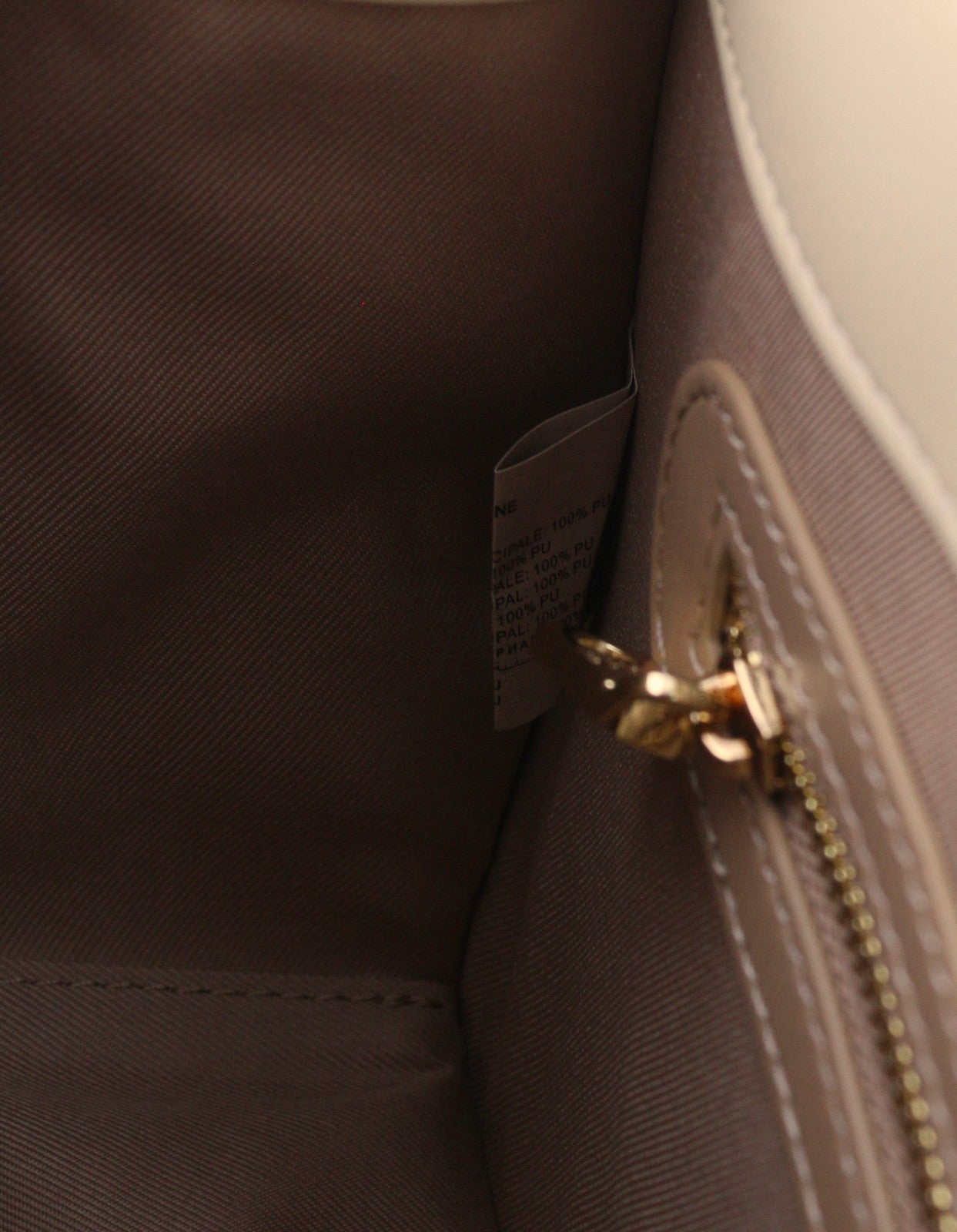 LOVE MOSCHINO Borsa PU Soul Women Bag OS Beige Gold Detail Crossbody