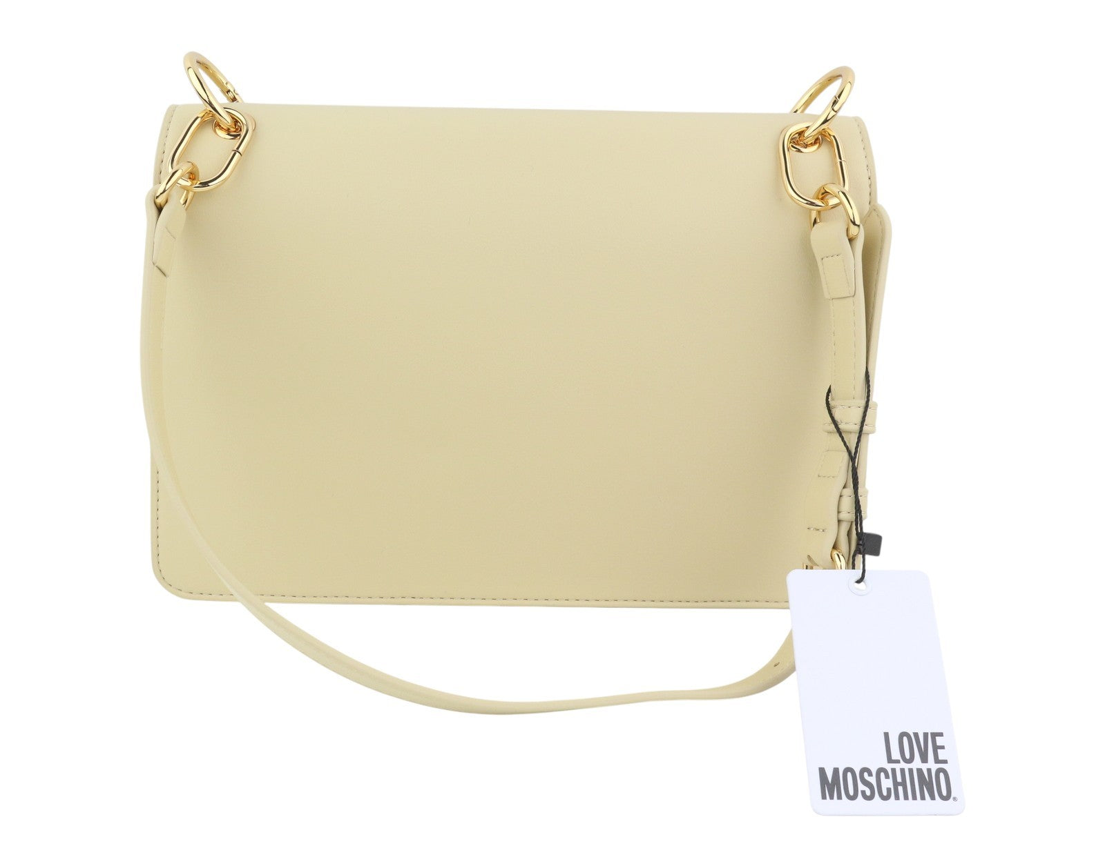 LOVE MOSCHINO Borsa PU Soul Women Bag OS Beige Gold Detail Crossbody