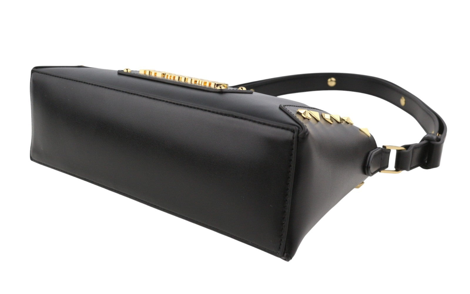 LOVE MOSCHINO Borsa PU Nero Borchie Women Bag OS Black Stud Detail