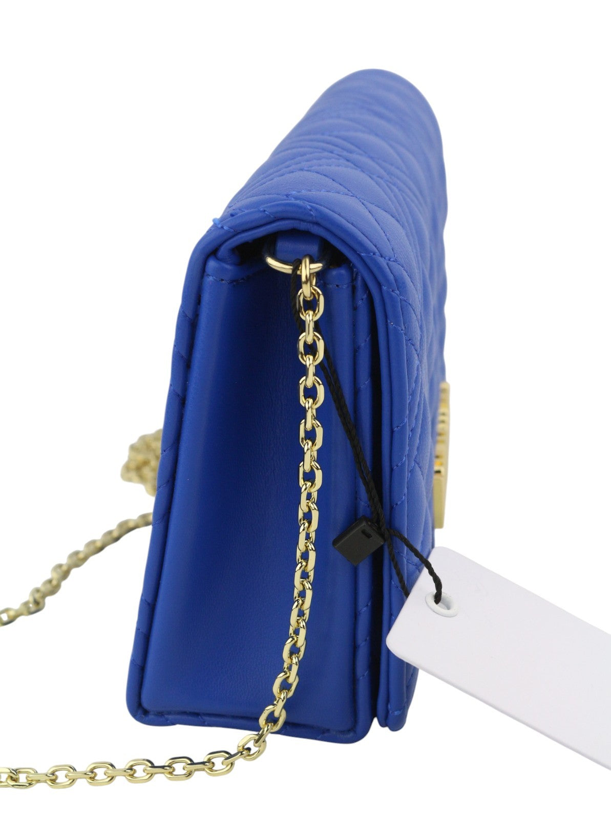 LOVE MOSCHINO Borsa Quilted PU Zaffiro Women Bag Blue Square Crossbody