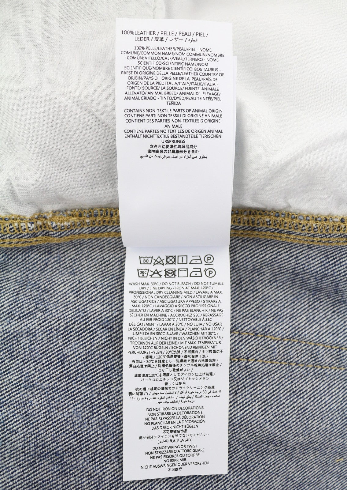 1989 STUDIO Marble Mastiff Denim Men Jeans W33 Blue Wide Fit Zip Fly RRP450