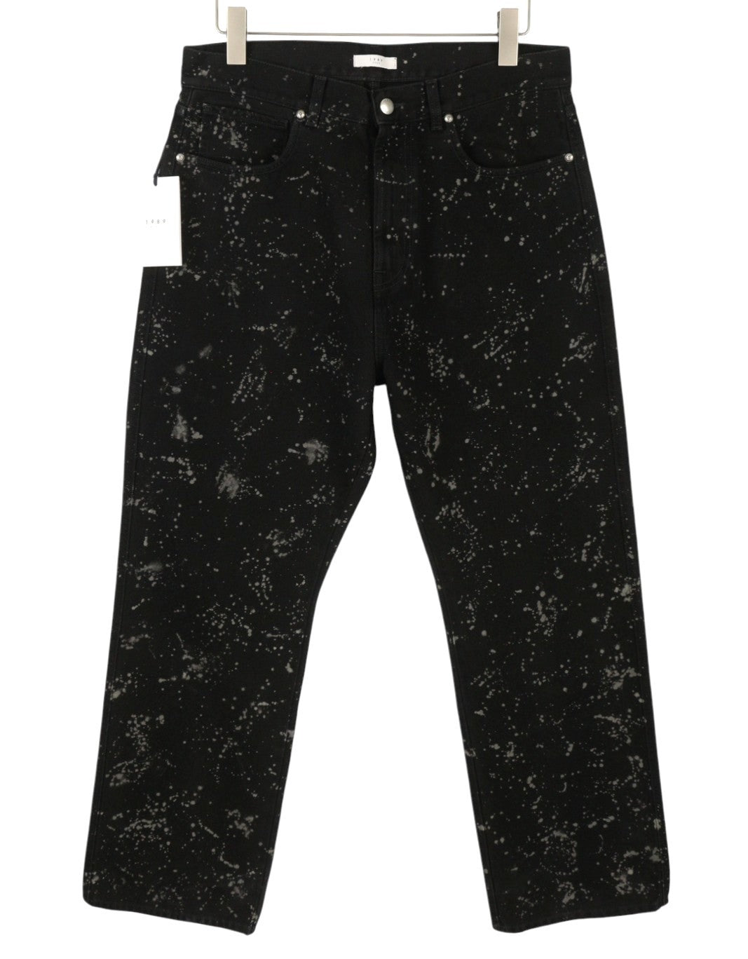 1989 STUDIO Spot Rhodesian Men Jeans W33 Black Paint Detail Zip Fly RRP501