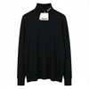 T-Shirt Fitted Turtleneck L/S Tap Shoe Blanc