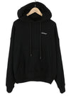 Black Cotton Hoodie