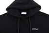 Black Cotton Hoodie