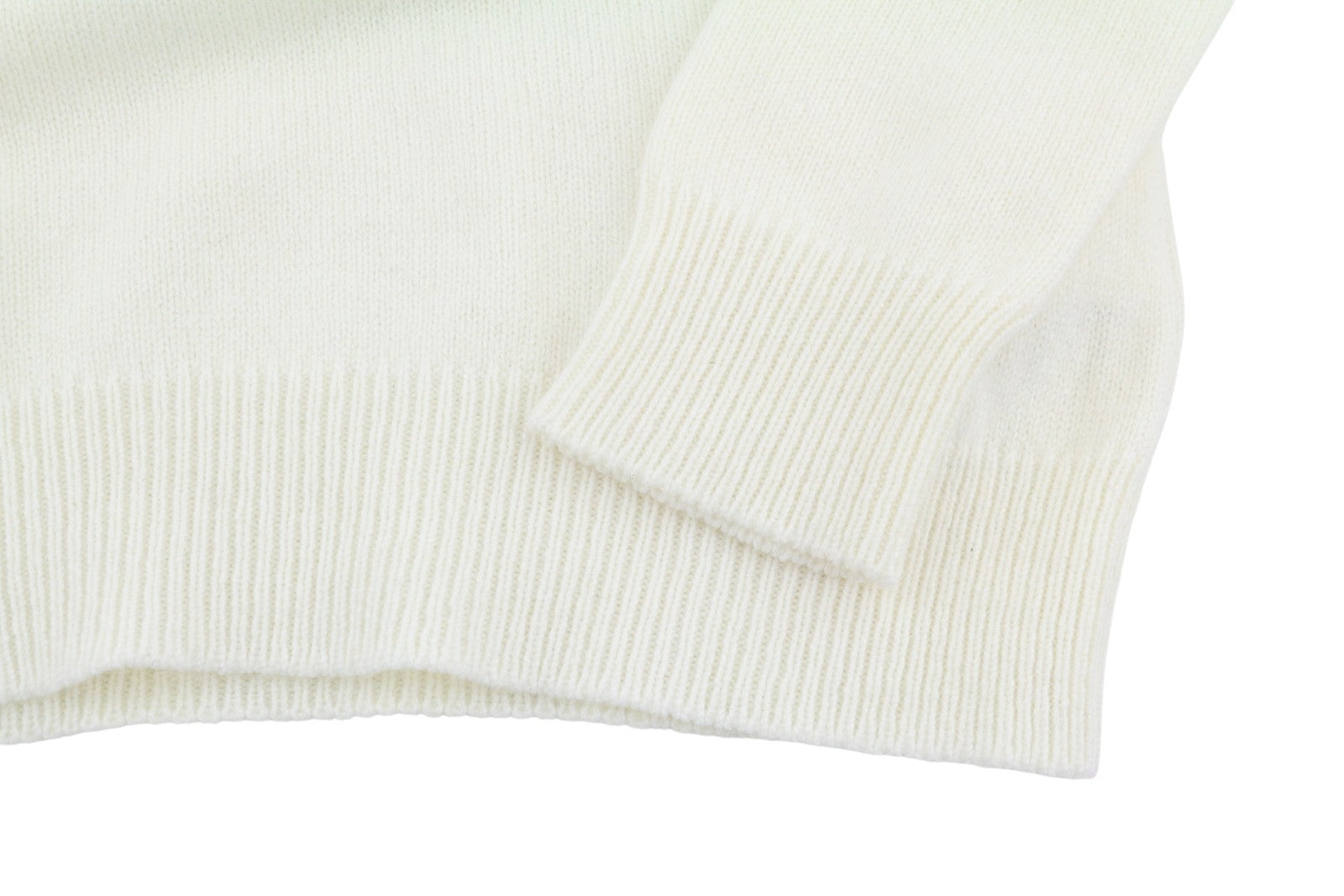 CHIARA FERRAGNI Women Jumper 2XS White Wool Cashmere Crop Knit RRP225