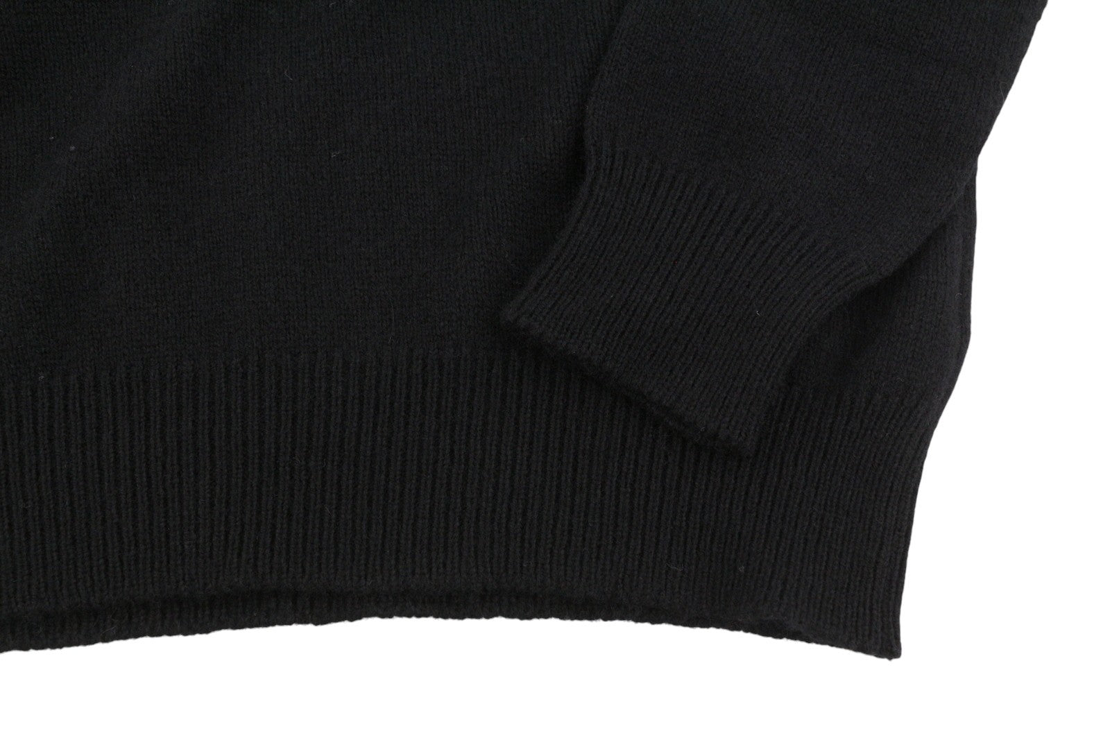 CHIARA FERRAGNI Maxilogo Lurex Women Jumper M Black Wool Cashmere RRP220