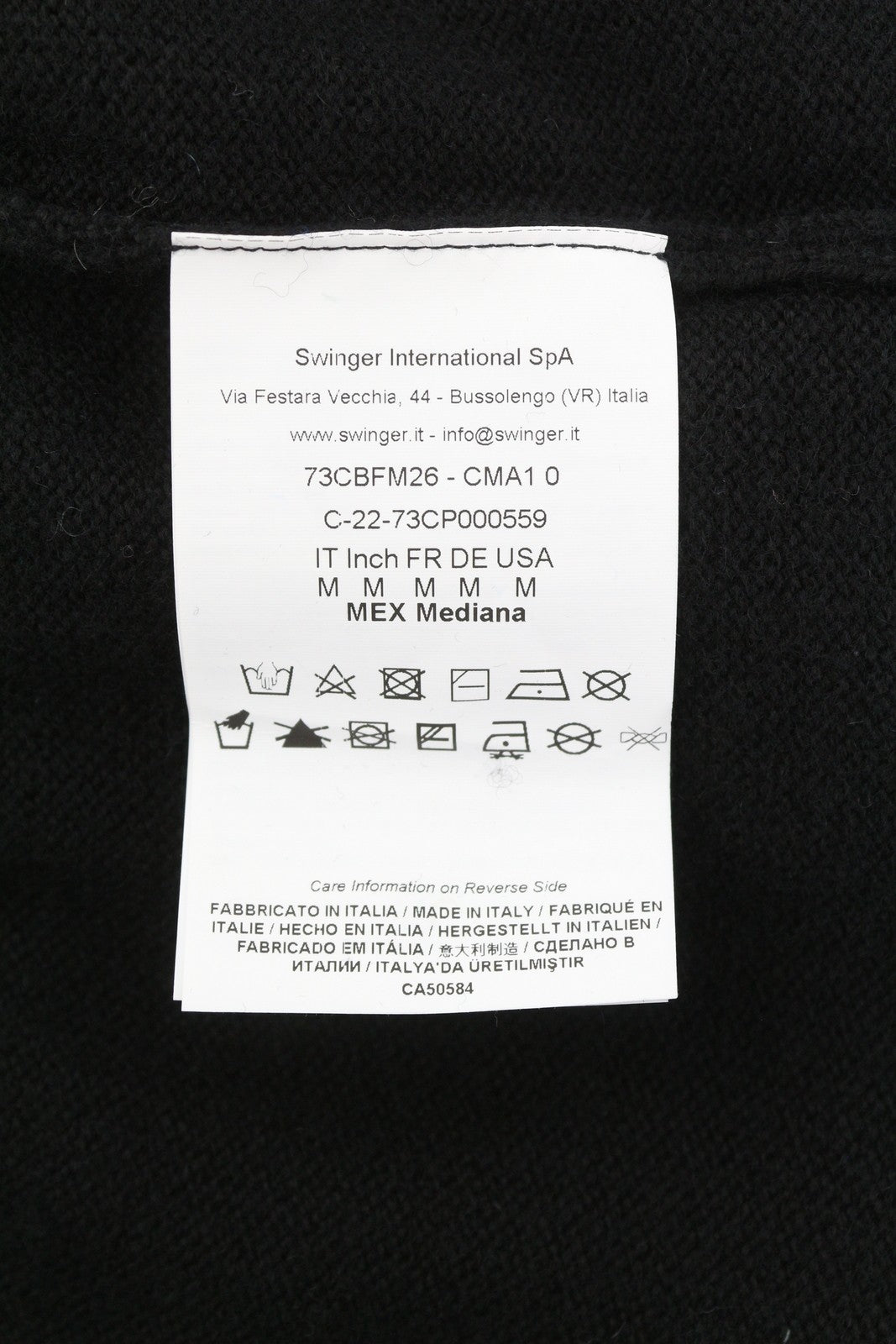 CHIARA FERRAGNI Maxilogo Lurex Women Jumper M Black Wool Cashmere RRP220