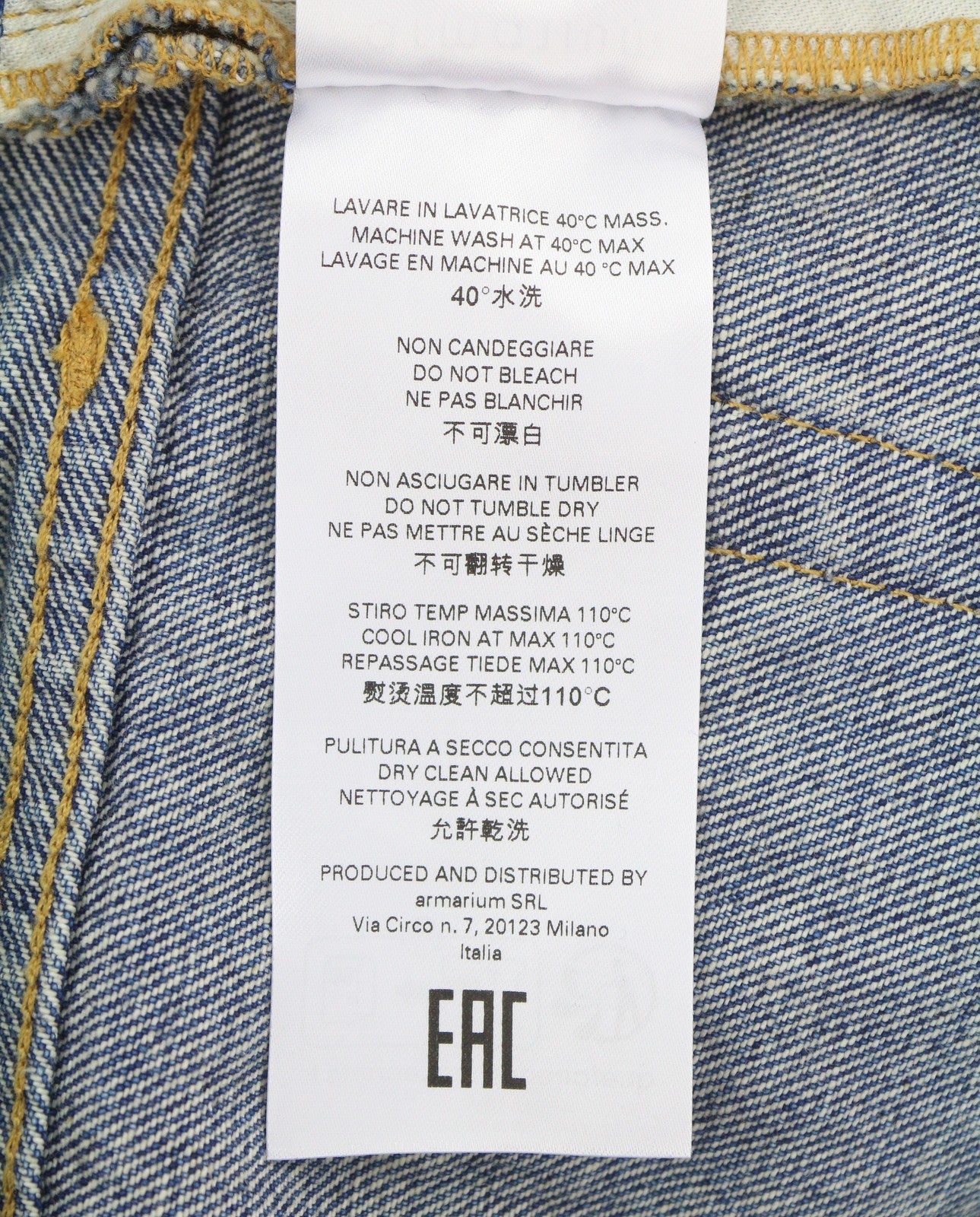 ARMARIUM Diletta Women Jeans 40 Blue Faded Relaxed Twisted RRP415