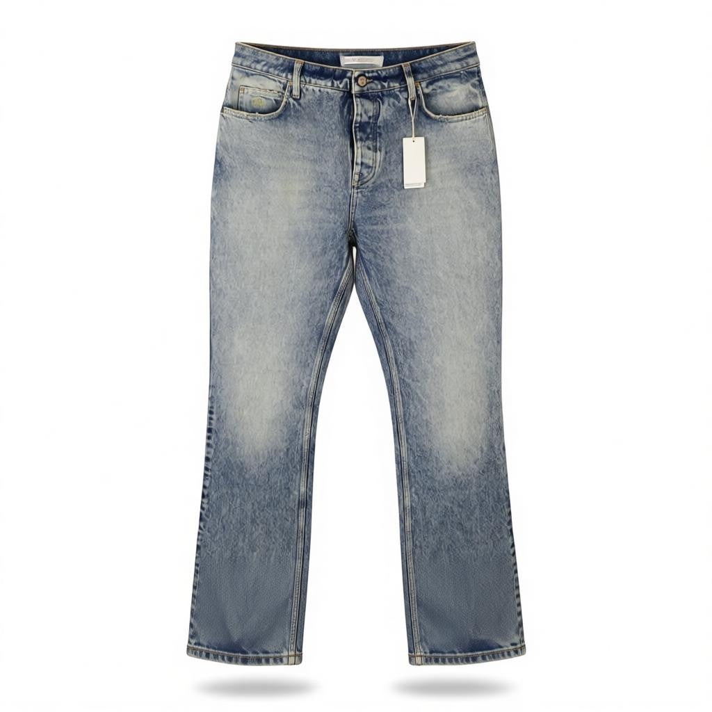 GUESS USA Gudl Men Jeans W32/L32 Blue Bootcut Button Fly RRP380