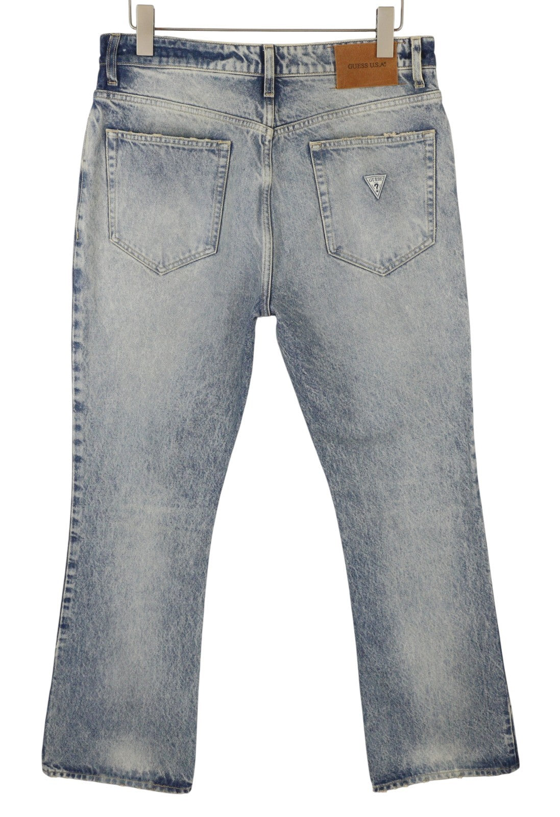 GUESS USA Gudl Men Jeans W32/L32 Blue Bootcut Button Fly RRP380