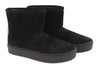 Boots Ankle Eyelike Black Suede