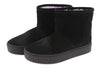 Boots Ankle Eyelike Black Suede
