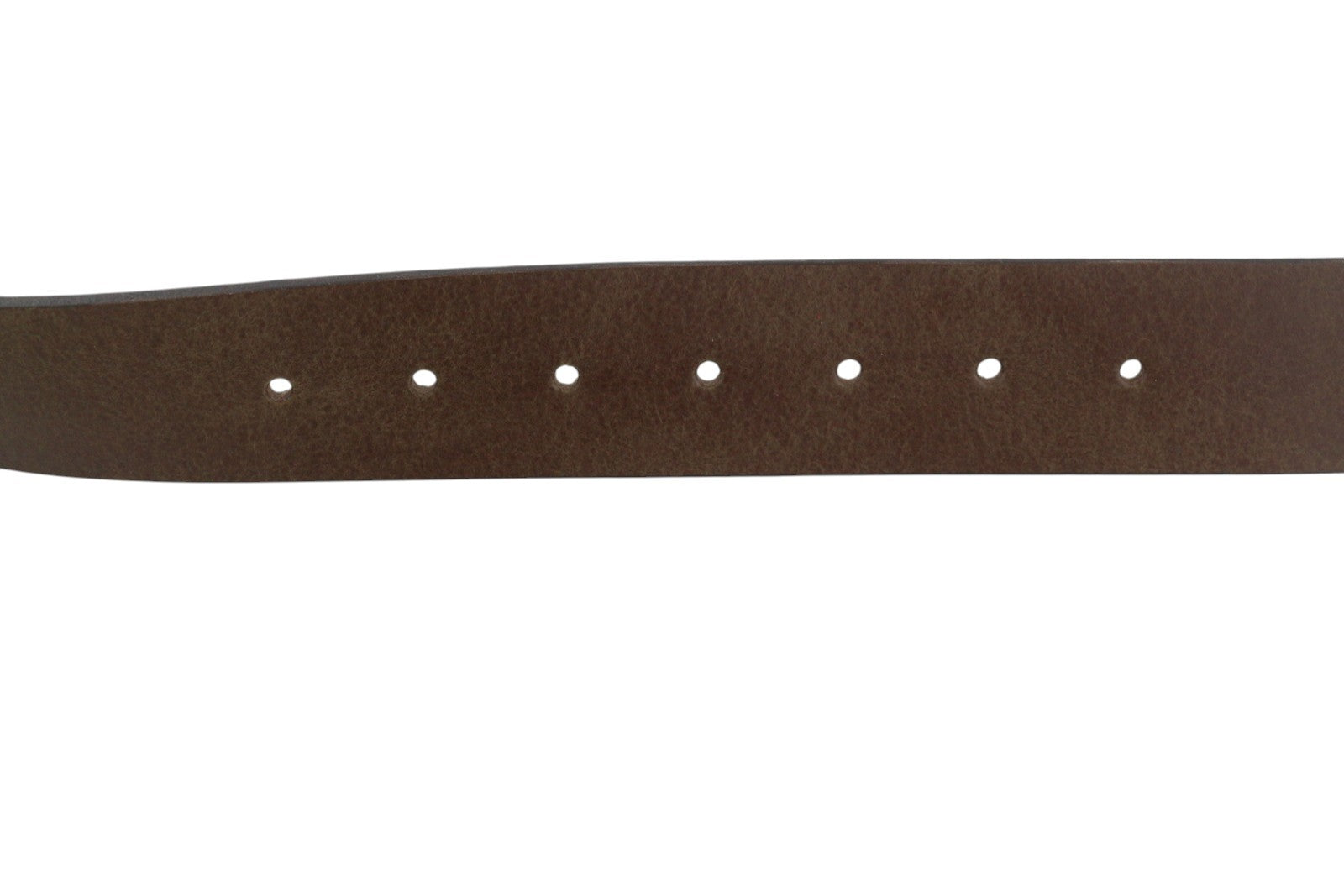 LEVI'S Men Belt 115 CM Brown Bovine Leather Silver Tone Buckle