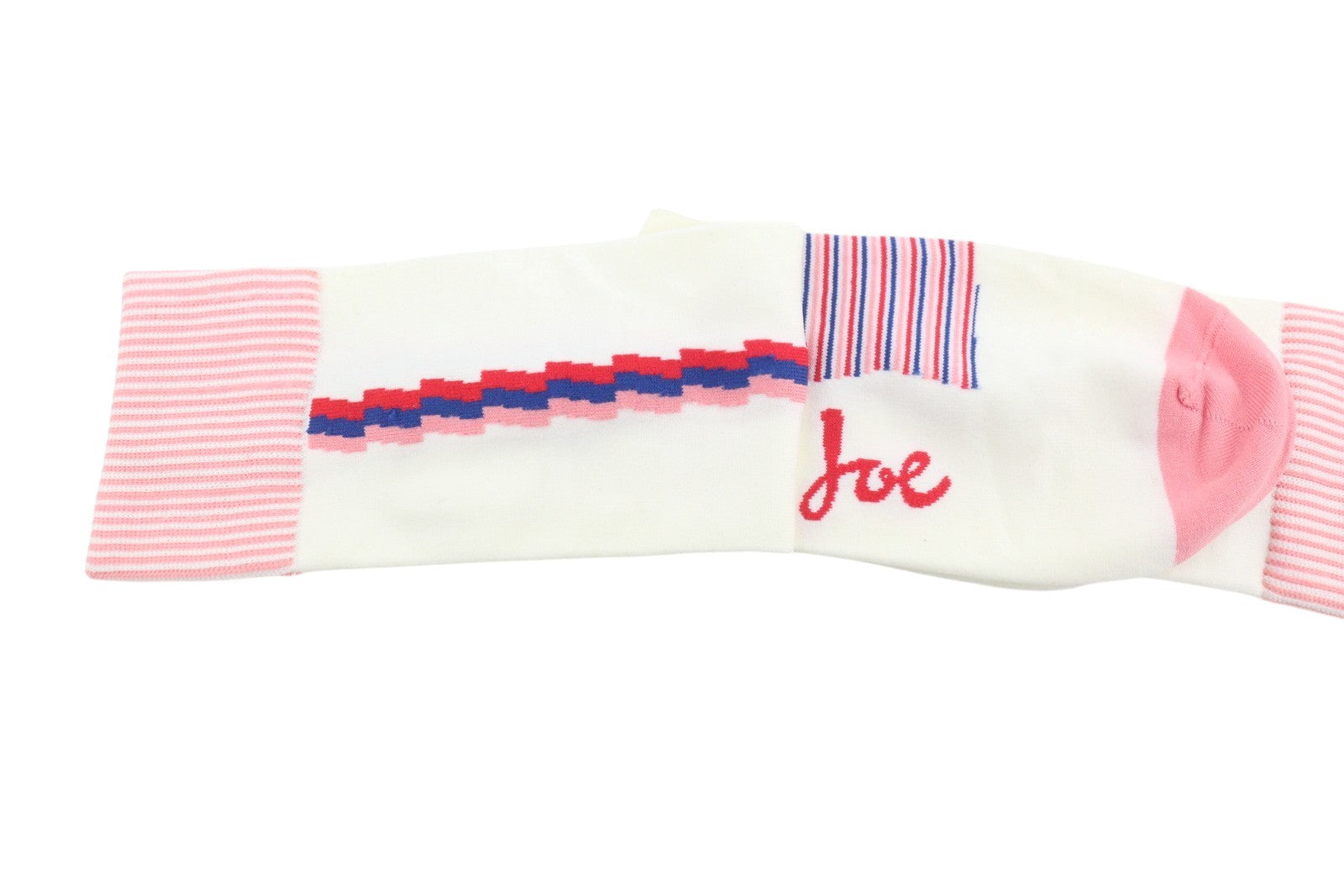 SCOTCH & SODA x Joe Jonas Men Socks EU41/46 White Patterned Tight-Knit Unisex