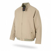 LEVI'S Men Jacket 2XL Beige Band Neck Full Zip Lightweight Bomber