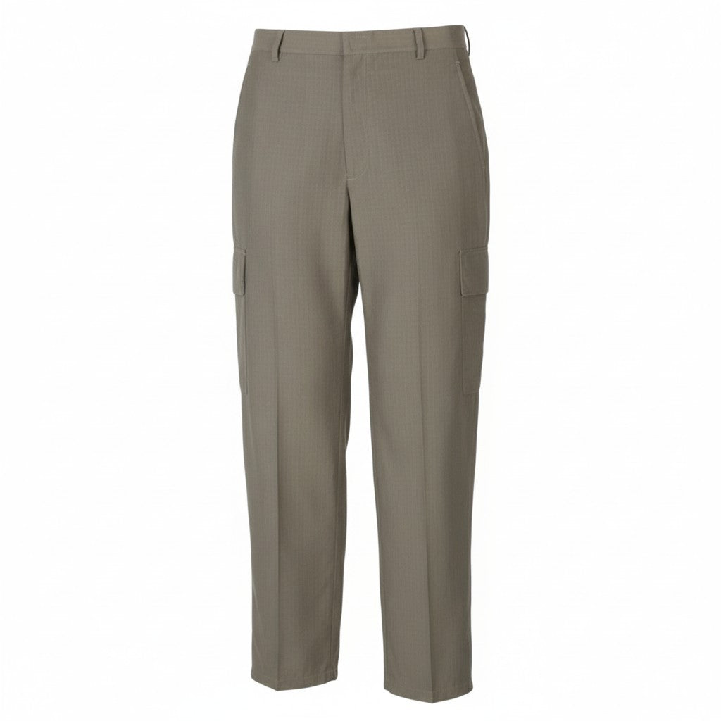 RICHMOND Denim Women Trousers EU44 Grey Pinstriped Cargo Pockets Zip Fly