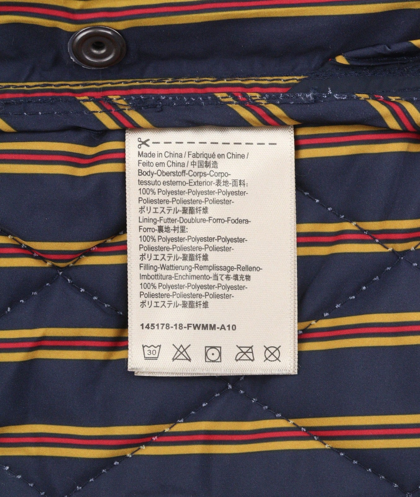 SCOTCH & SODA Men Jacket S Dark Blue Quilted Padded Lightweight