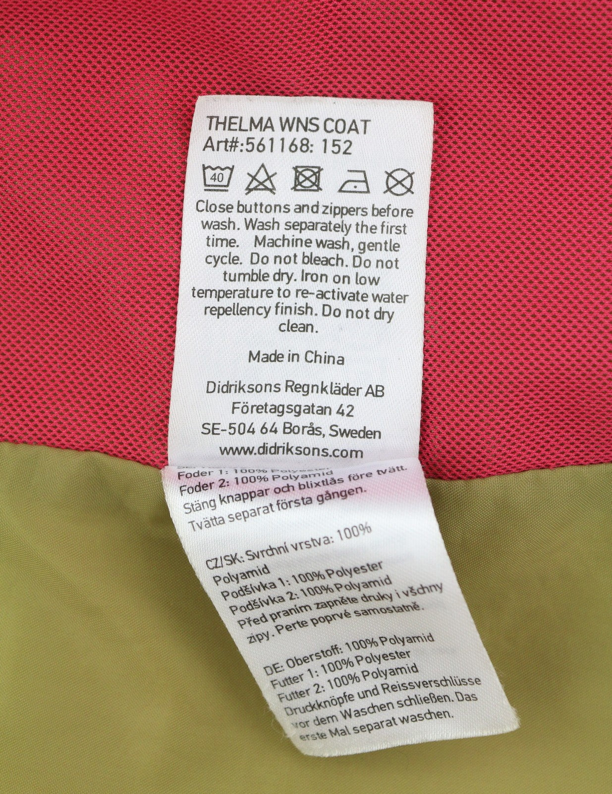 DIDRIKSONS Thelma Coat Women Jacket EU36 S Grey Hooded Mid-Length Lightweight