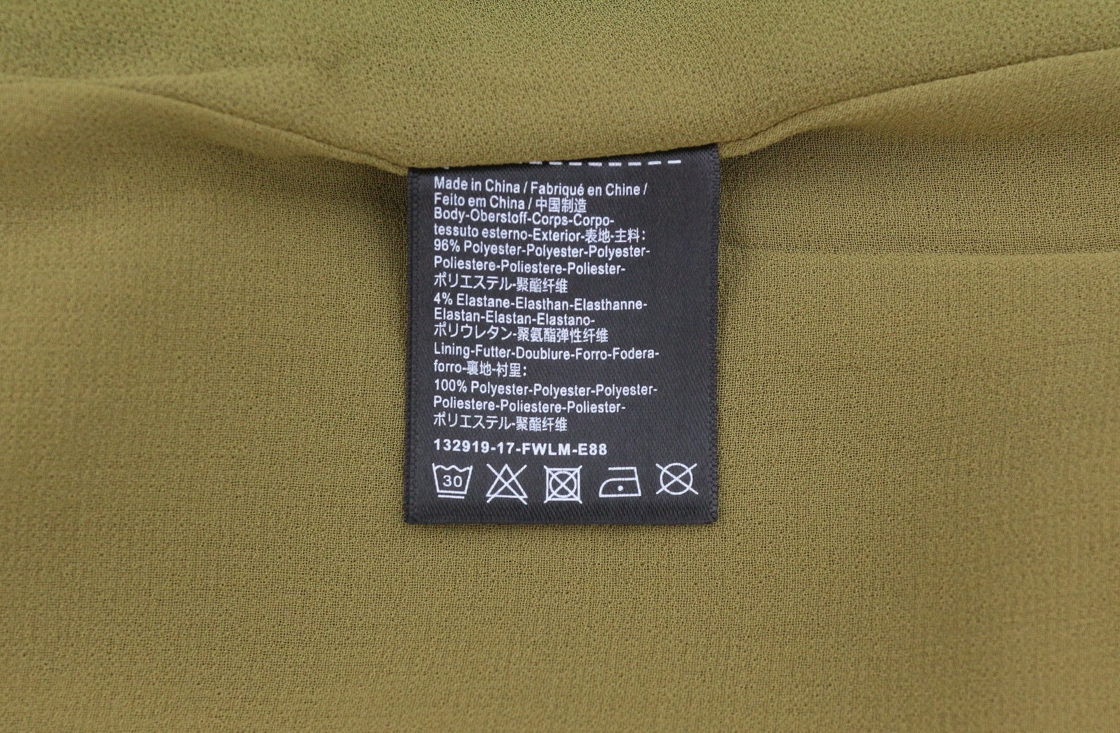 MAISON SCOTCH Women Dress XS Khaki Green V-Neck Short Sleeve Mini