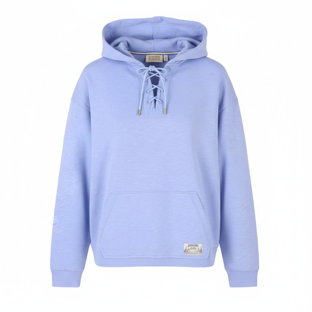 SCOTCH & SODA Men Hoodie M Purple Organic Kangaroo Pockets Pull On