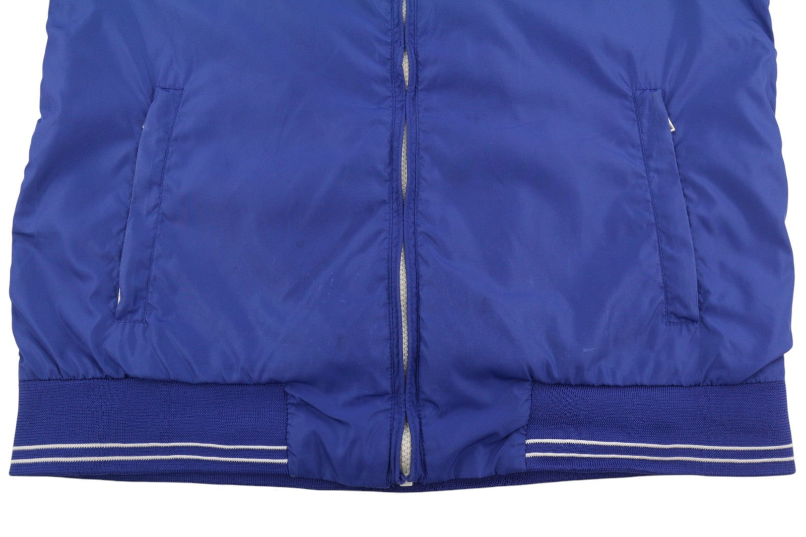 SCOTCH & SODA Men Jacket L Blue High Neck Full Zip Lightweight