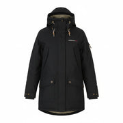 DIDRIKSONS Tilde Parka Women Jacket EU36 S Black Storm System Waterproofness