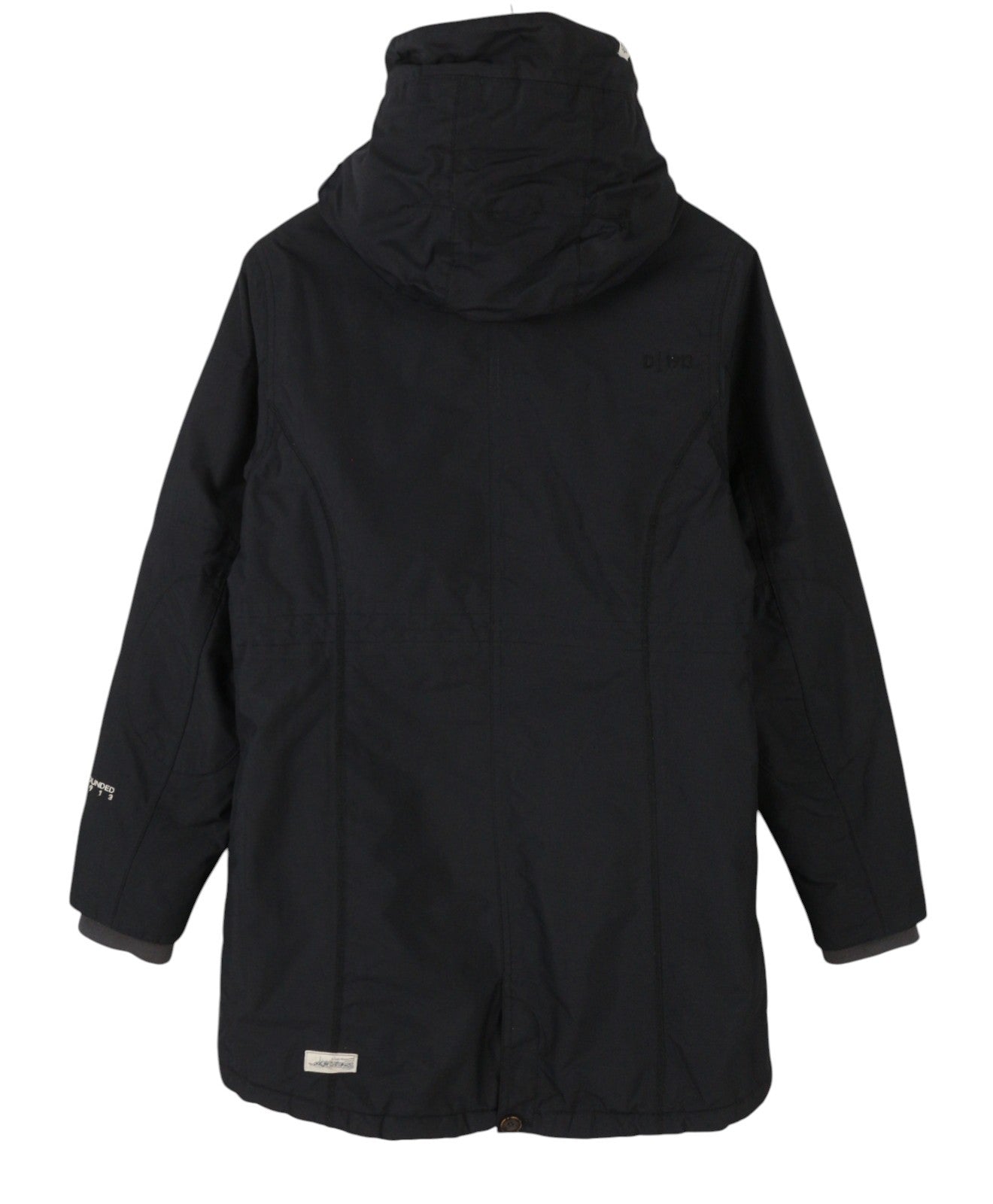 DIDRIKSONS Tilde Parka Women Jacket EU36 S Black Storm System Waterproofness