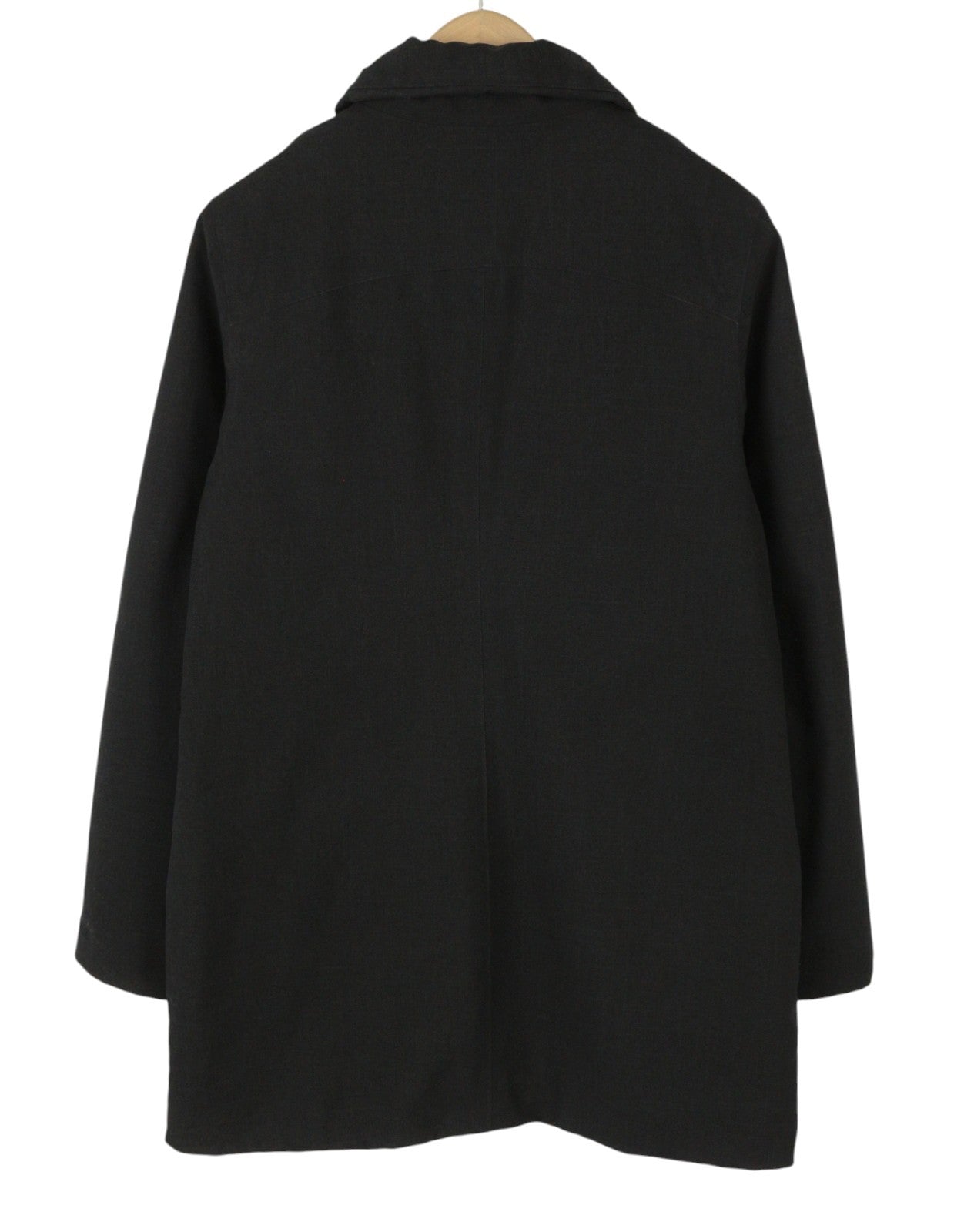 MARMOT Women Jacket Coat L Black Melange Padded Full Zip Mid-Length