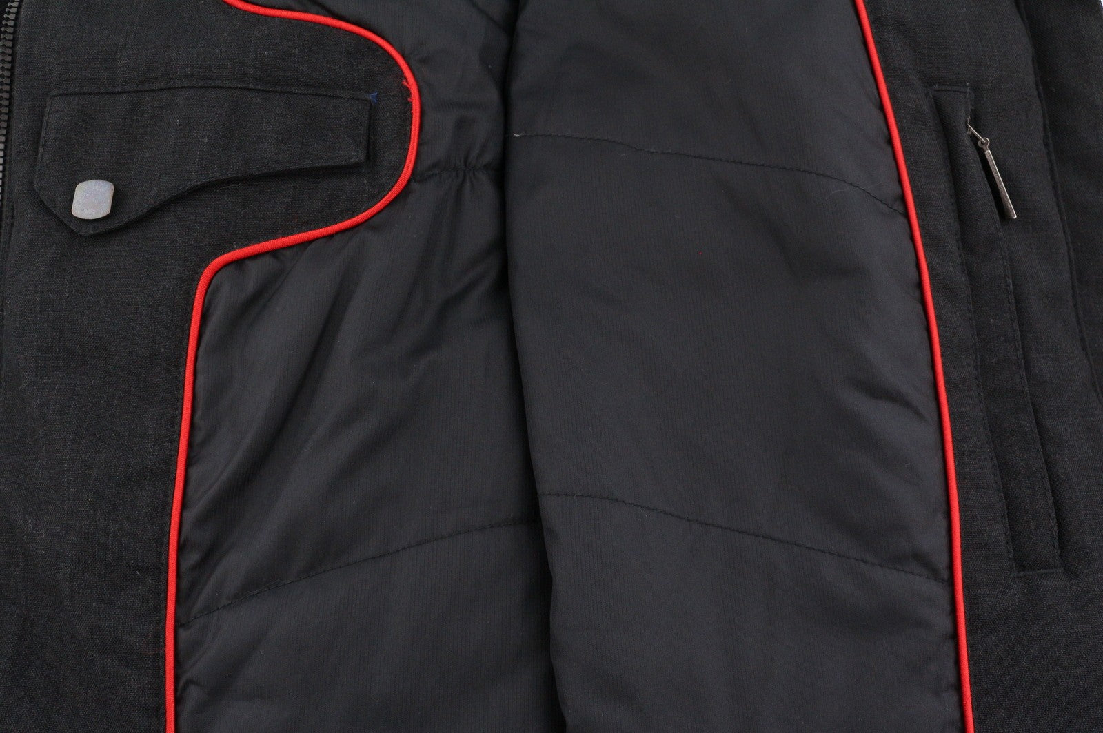 MARMOT Women Jacket Coat L Black Melange Padded Full Zip Mid-Length