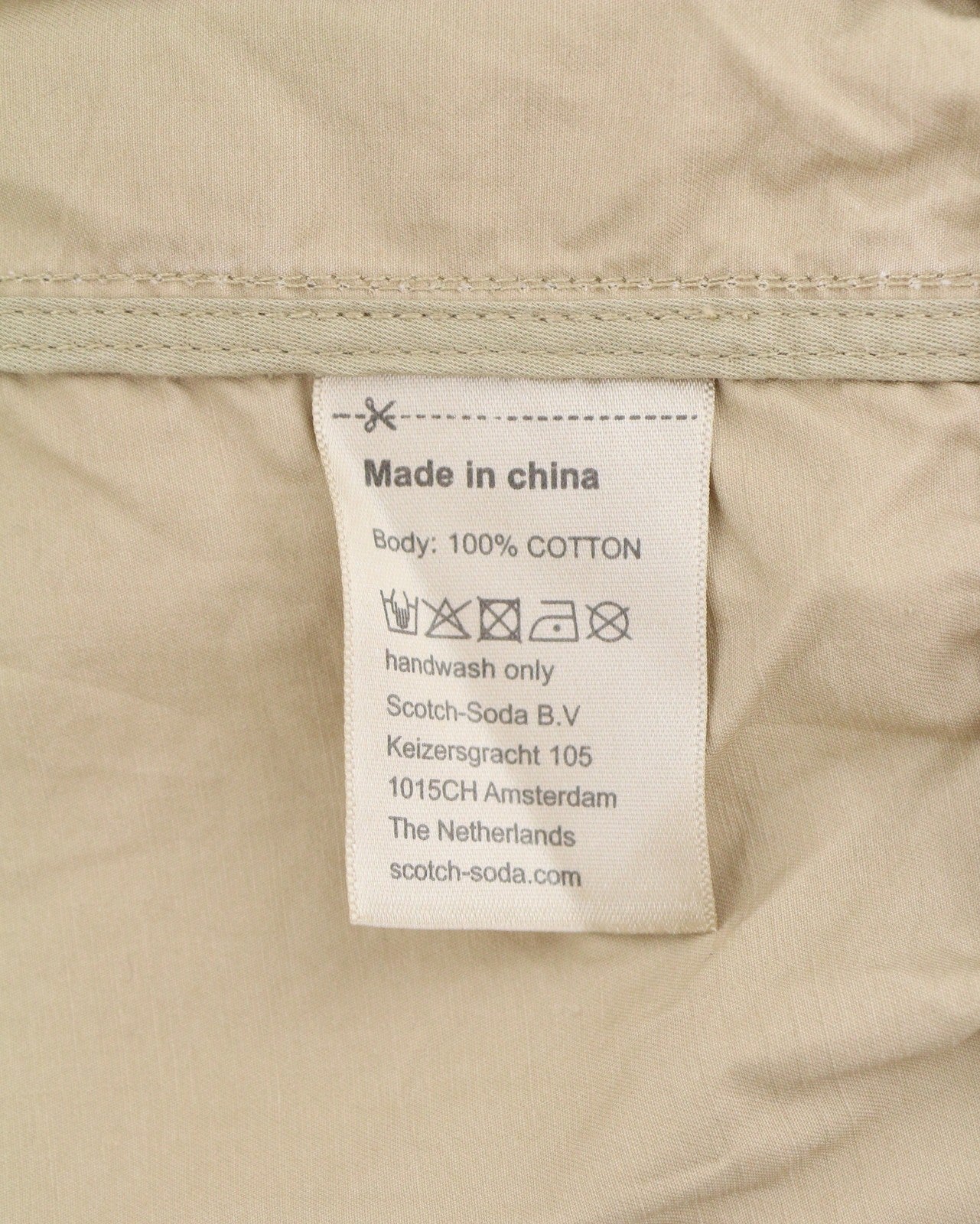 SCOTCH & SODA Men Jacket M Beige Patterned Spread Unlined Lightweight Bomber