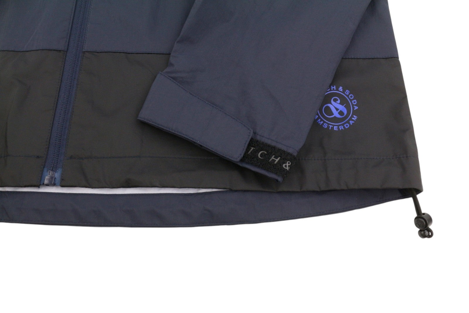 SCOTCH & SODA Men Jacket M Blue Waterproof Windproof Breathable Lightweight