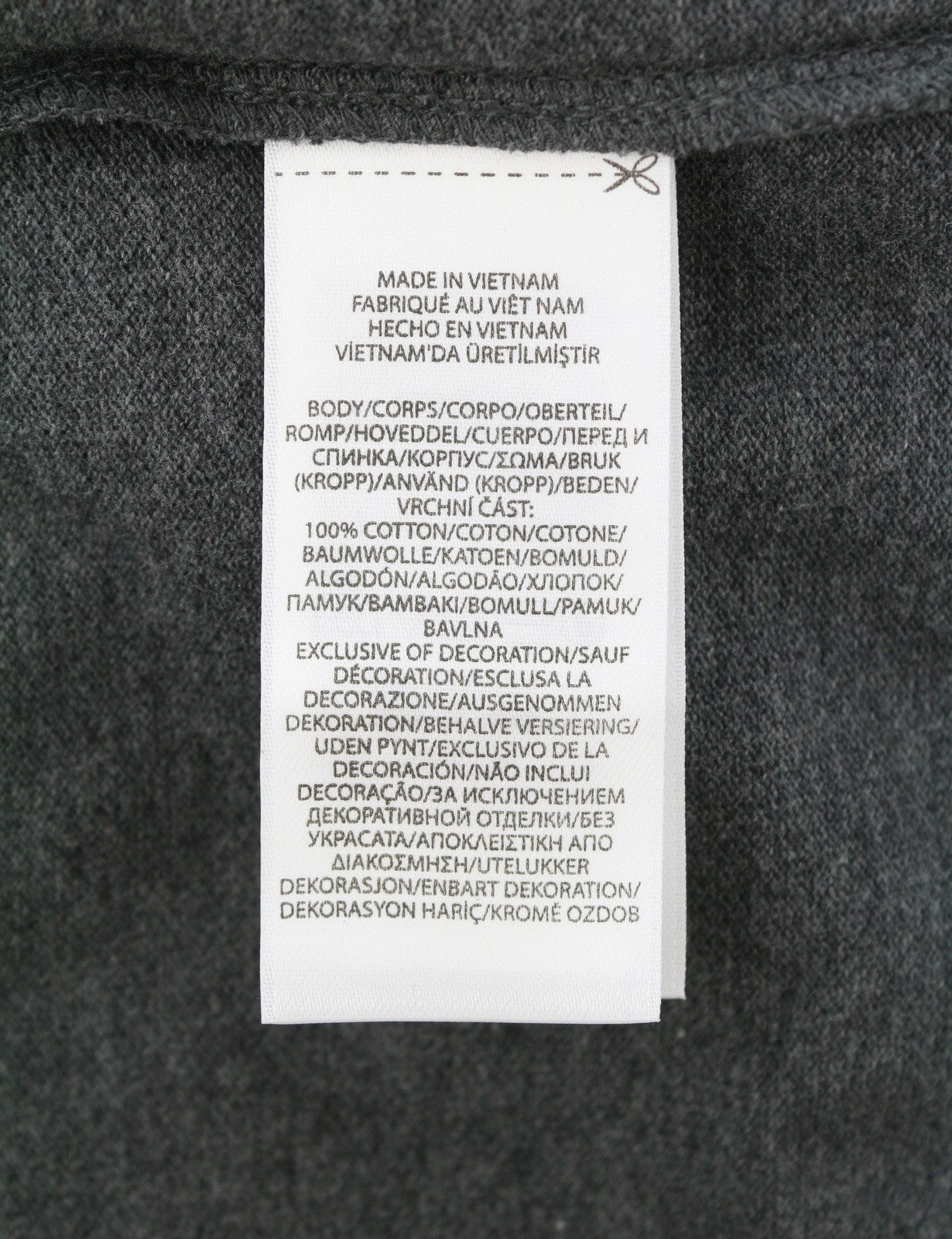RALPH LAUREN Slim Fit Men Polo L Dark Grey Melange Cotton Short Sleeve