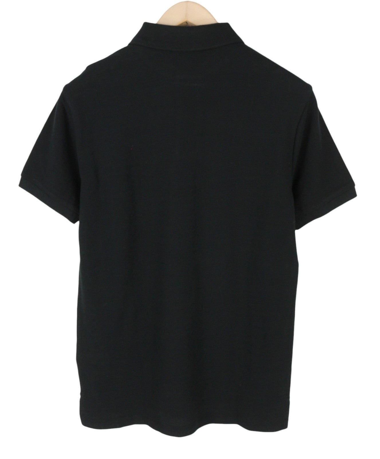 RALPH LAUREN Custom Slim Fit Men Polo S Black Cotton Logo Short Sleeve