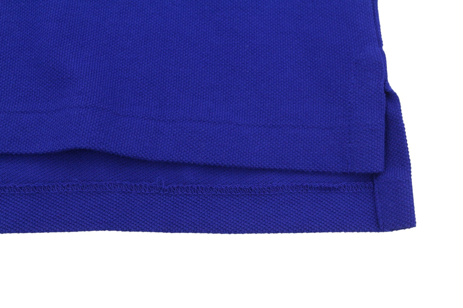 RALPH LAUREN Custom Slim Fit Men Polo M Mid Blue Cotton Logo Short Sleeve