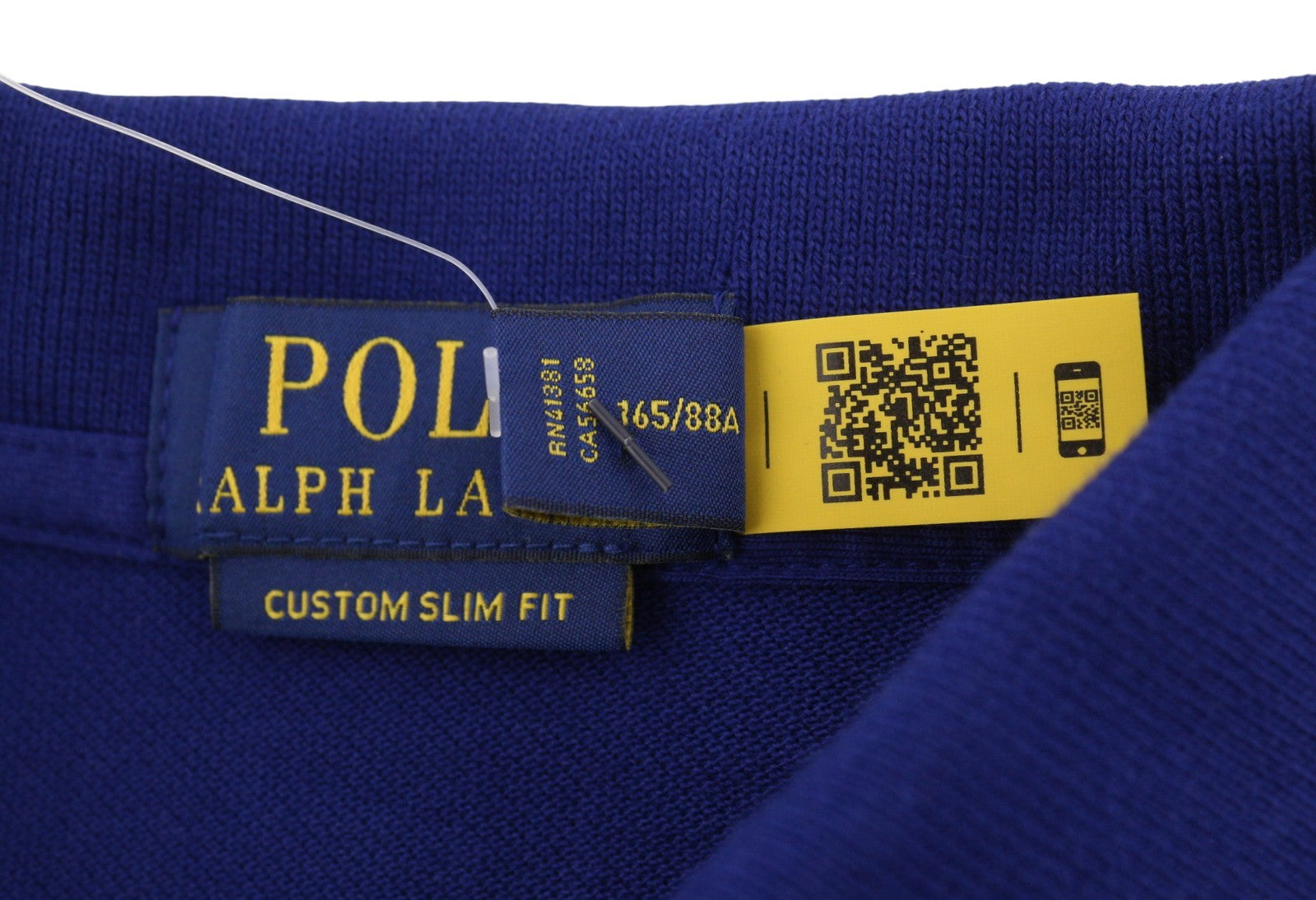 RALPH LAUREN Custom Slim Fit Men Polo XS Dark Cotton Logo Short Sleeve