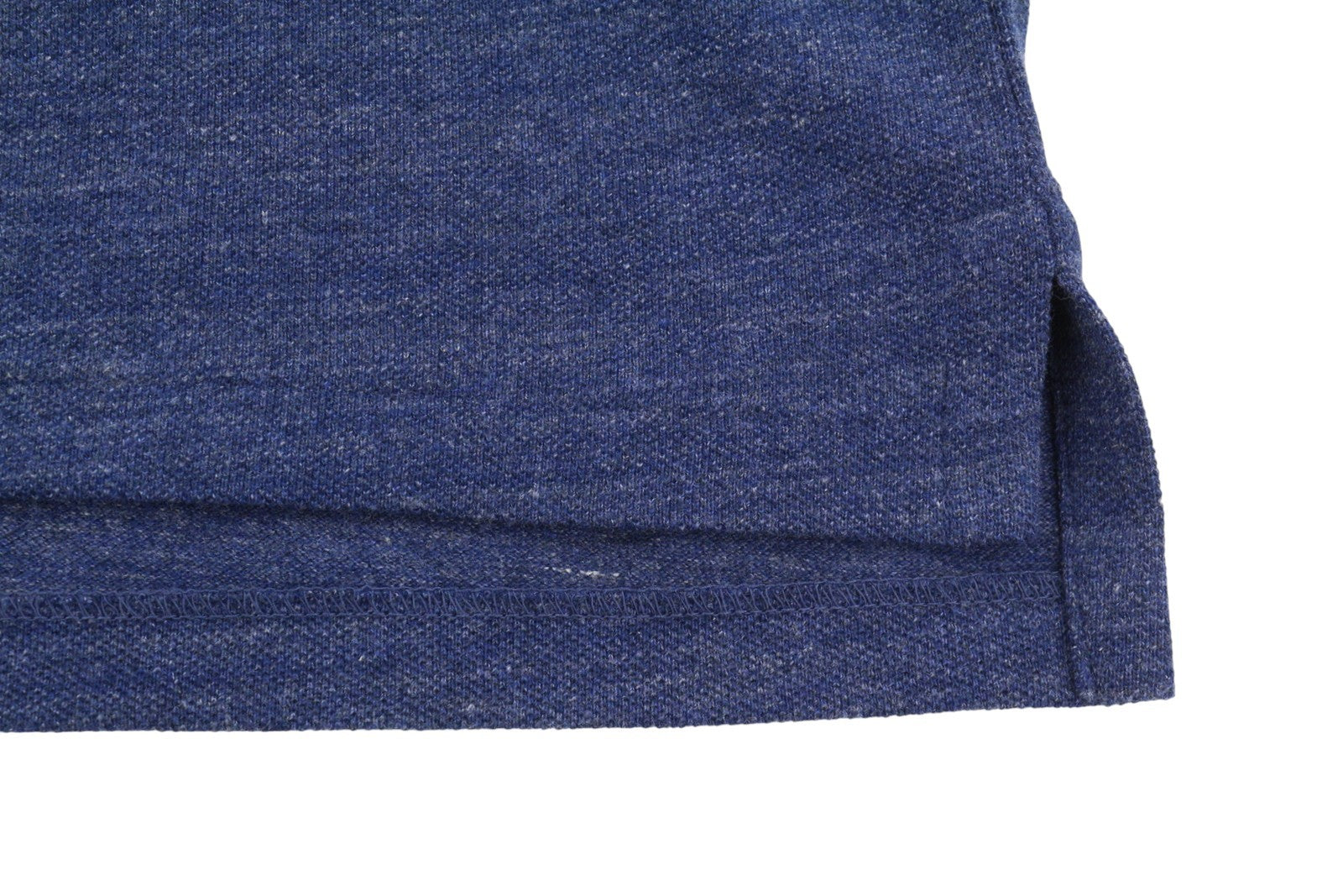 RALPH LAUREN Custom Slim Fit Men Polo XS Melange Cotton Logo Short Sleeve