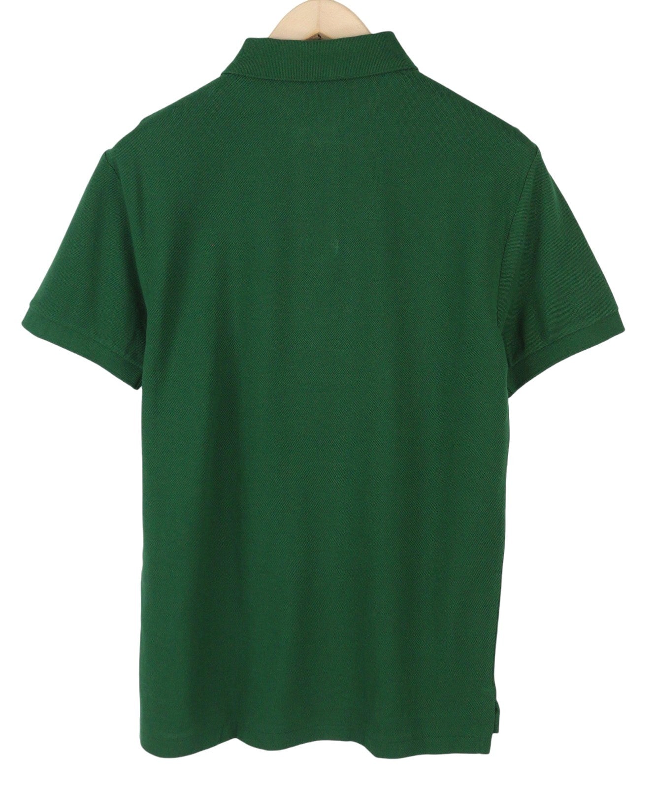 RALPH LAUREN Slim Fit Men Polos M Green Cotton Pony Logo Short Sleeve