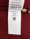 GANT Original Pique LS Rugger Men T-Shirt M Red Polo Logo Long Sleeve Top