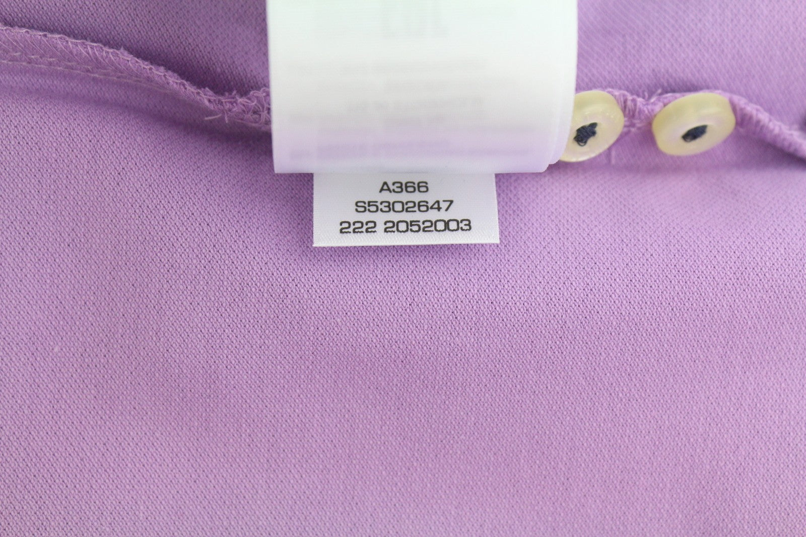 GANT Contrast Collar Pique SS Rugger Men T-Shirt M Lilac Polo Logo
