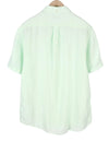 Button-Up Gmt Dyed Linen Slim BD SS