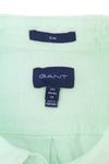 Button-Up Gmt Dyed Linen Slim BD SS